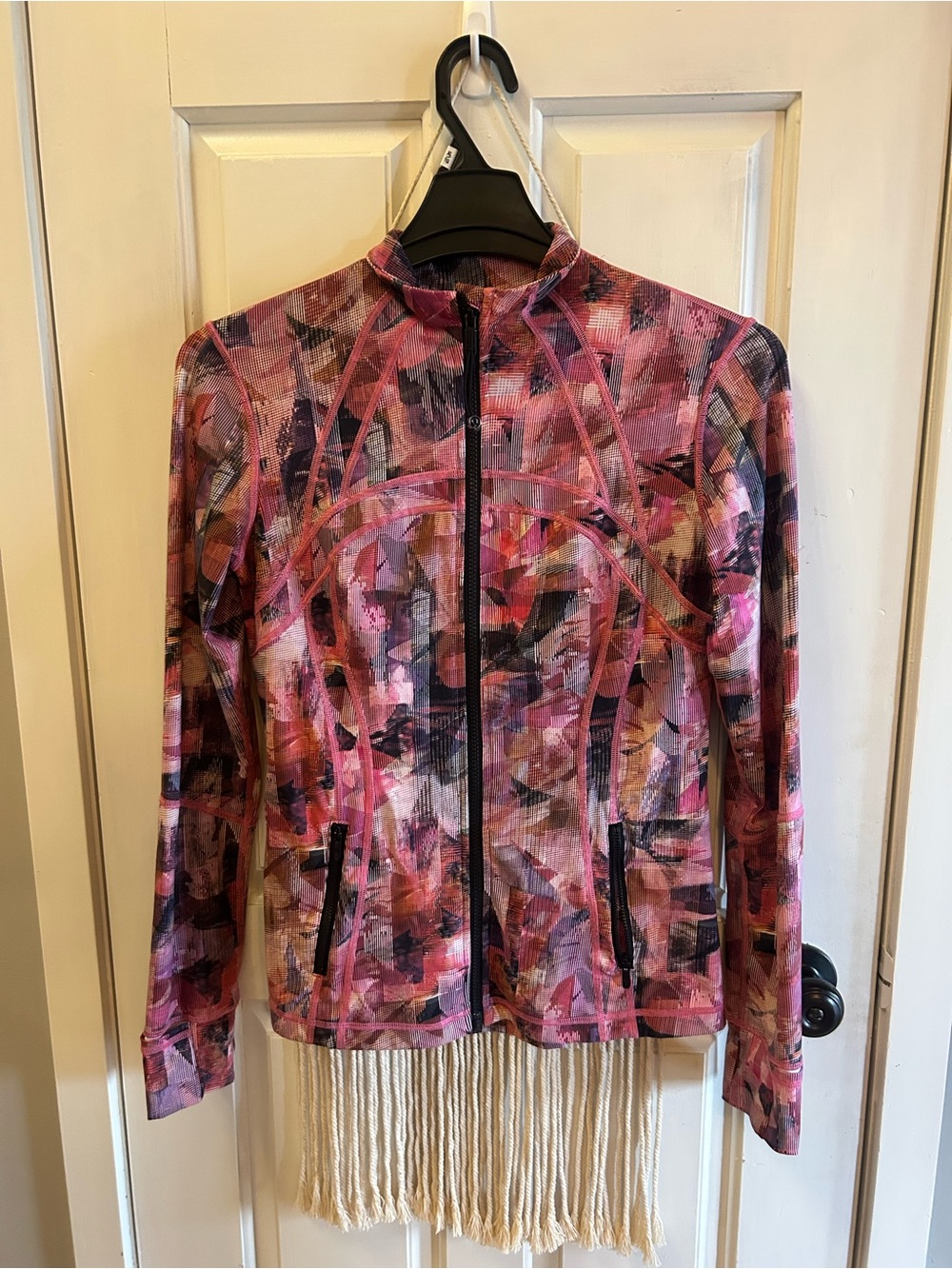 lululemon athletica Pink Multi-Print Zip Jacket